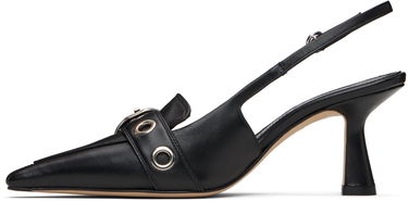 Бижута Aeyde Aeyde Tara Eyelet Slingback Kitten Heels Черно | A11-PU-VDHS75ST179-SS25-800-007, 2