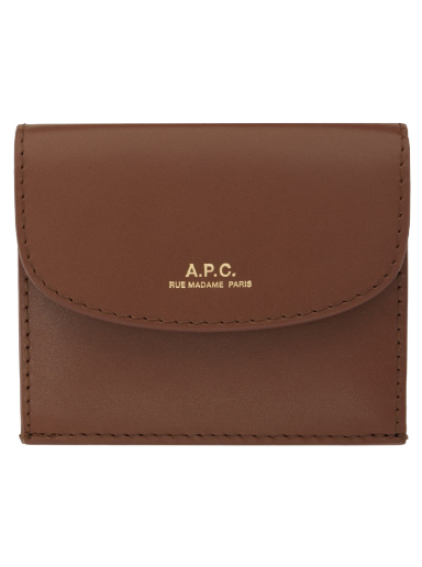 Портфейл A.P.C. Genève Wallet Кафяво | PXBMW-F63483