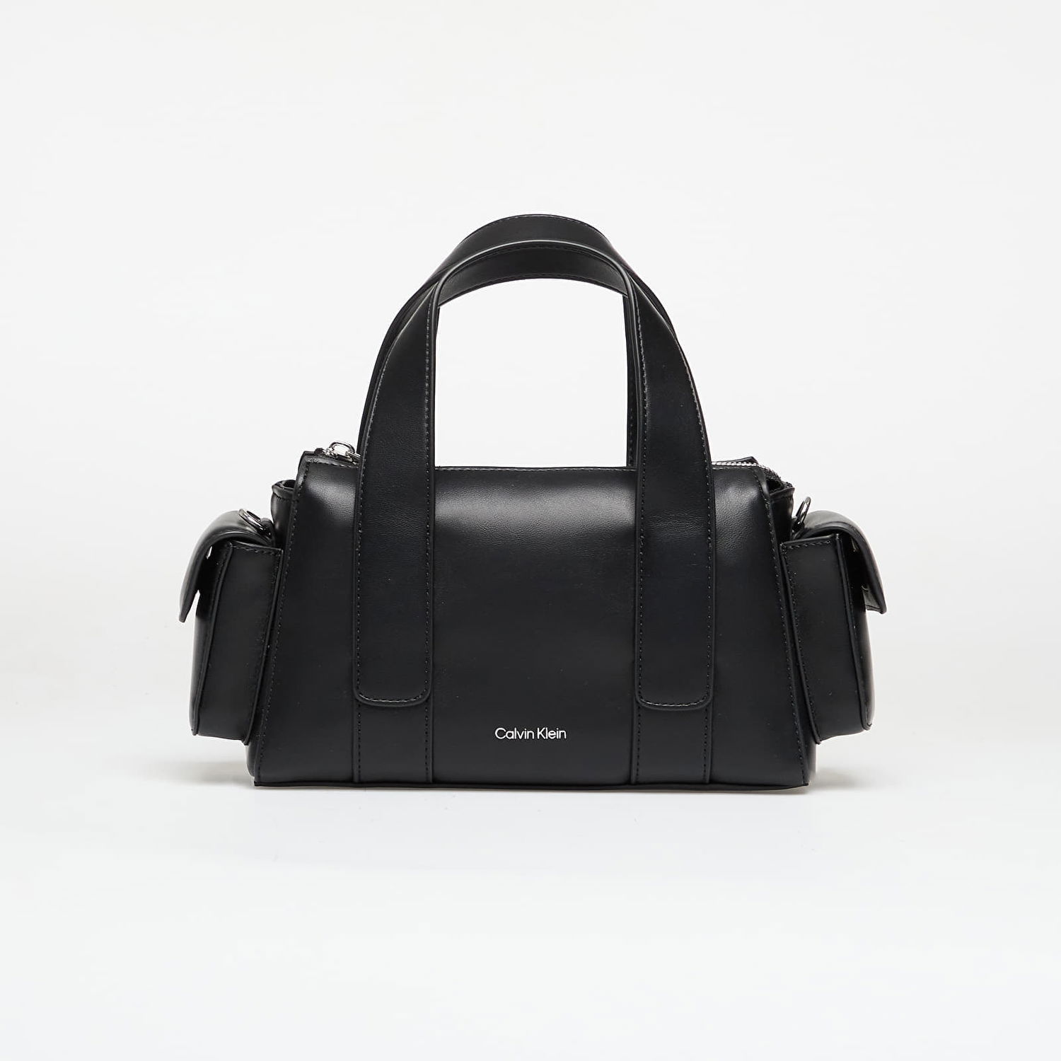 Чанта през рамо CALVIN KLEIN Calvin Klein Webbing Strap Pocket Crossover Bag Черно | LV04F3291G 2QP, 0