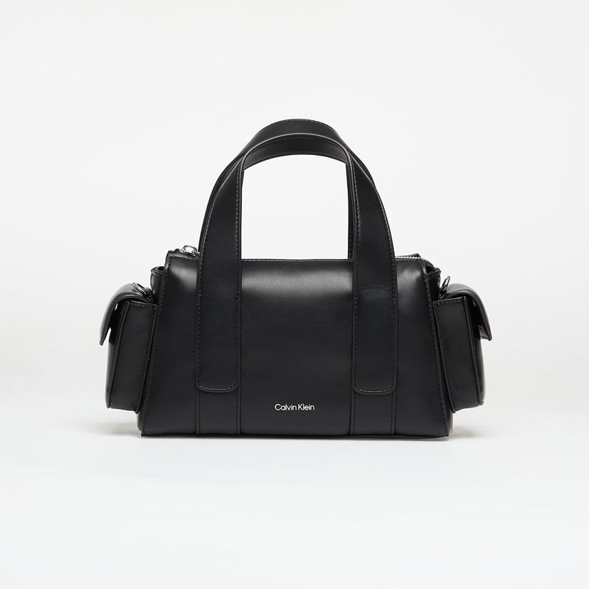 Чанта през рамо CALVIN KLEIN Calvin Klein Webbing Strap Pocket Crossover Bag Черно | LV04F3291G 2QP