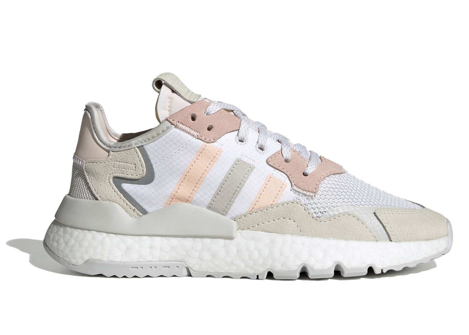 Кецове и обувки adidas Originals Nite Jogger Cloud White Icey Pink W Сиво | EG9199, 0
