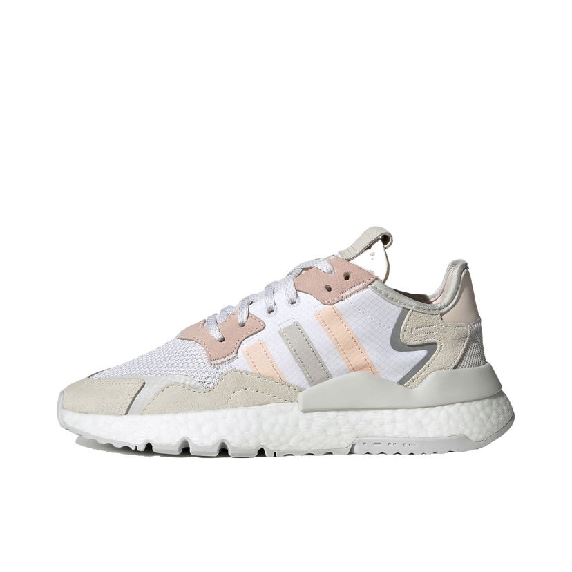 Кецове и обувки adidas Originals Nite Jogger Cloud White Icey Pink W Сиво | EG9199