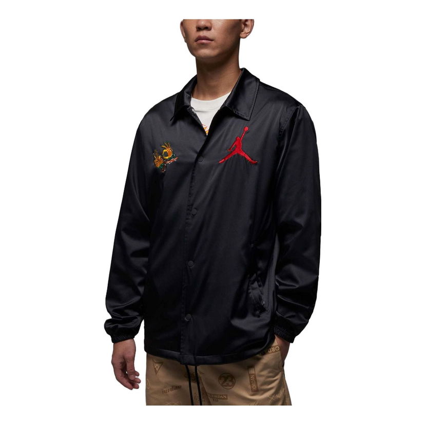 Ветровка Jordan Fire Coach Jacket Черно | FJ7709-010