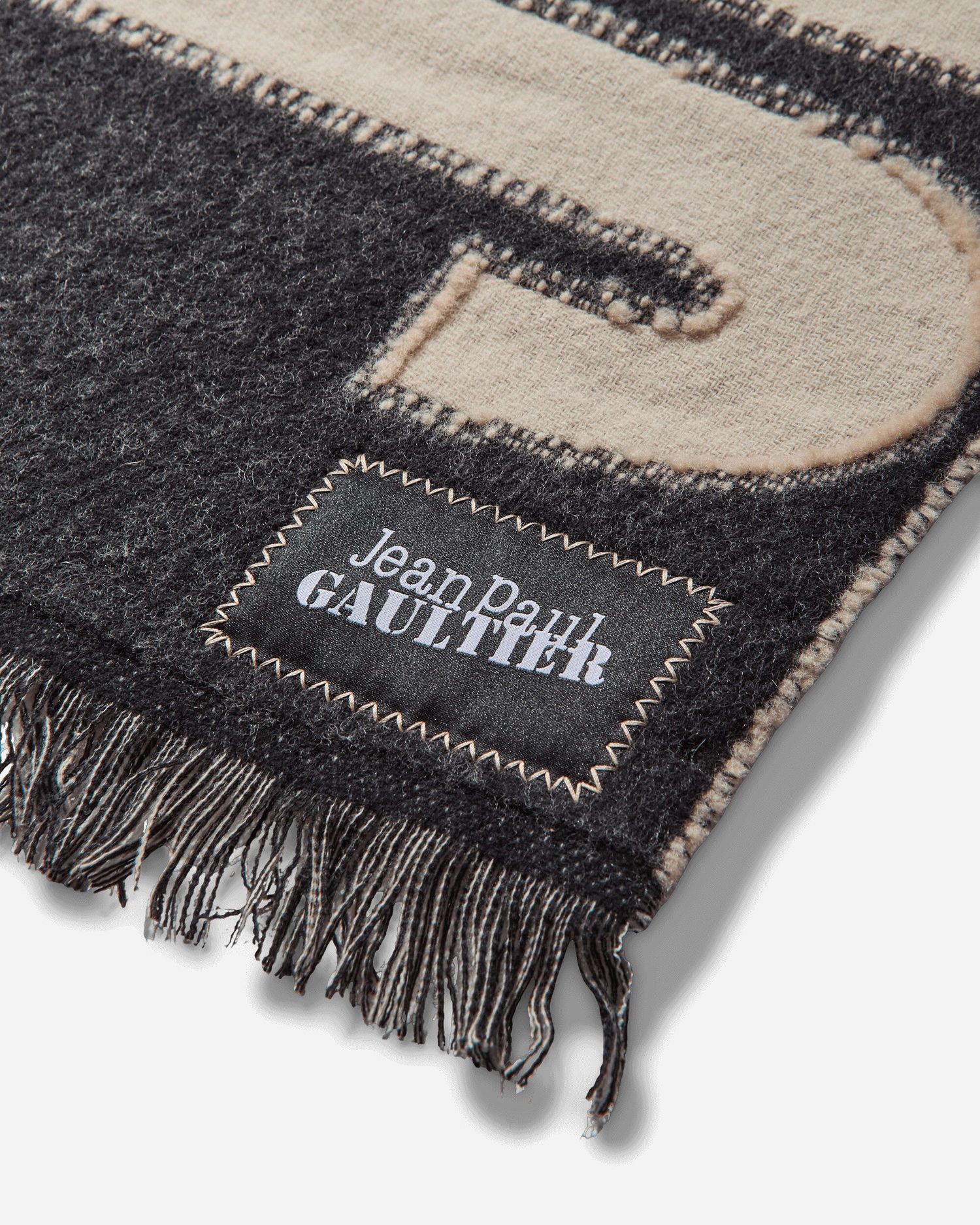 Шал Jean Paul Gaultier Jean Paul Gaultier Oversized Logo Scarf Черно | 2503UAC016W026 0300, 0