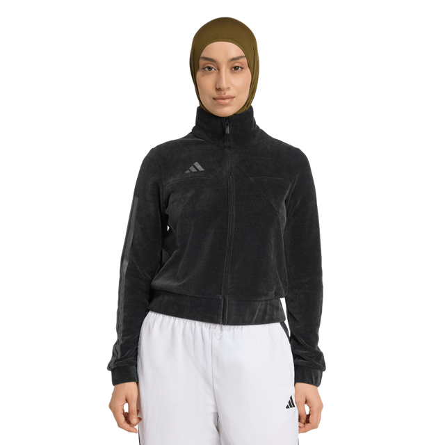 TIRO Q4 Velour Full-Zip Track Jacket