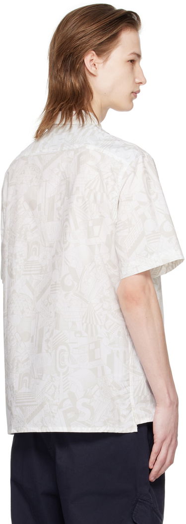 Риза Paul Smith PS Paul Smith Pattern Shirt Бяло | M2R-695U-M21966-02, 2