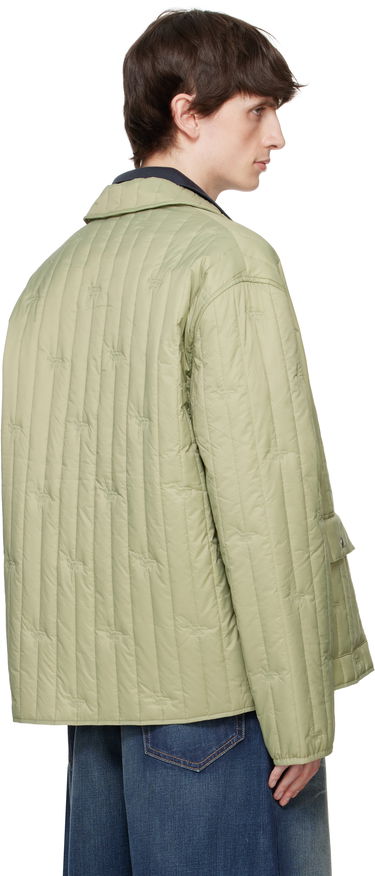 Пухо яке MAISON KITSUNÉ Maison Kitsuné Quilted Chore Jacket Зелено | OM02114WW9047, 2