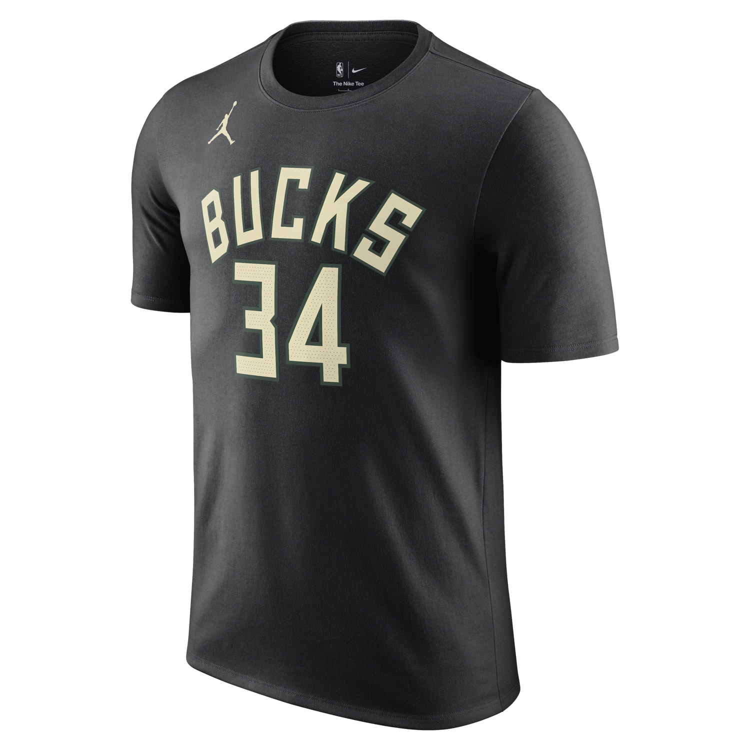 Тениска Jordan NBA Milwaukee Bucks Statement Edition Черно | DV5783-015, 0