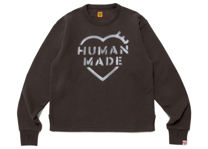 Суитчър Human Made Military Sweatshirt with Graphic Print Кафяво | HM24CS016