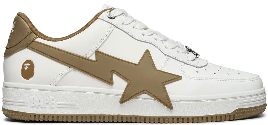 Кецове и обувки BAPE Bape Sta OS #2 White/Beige Бяло | 1K20-191-314-BEI, 0