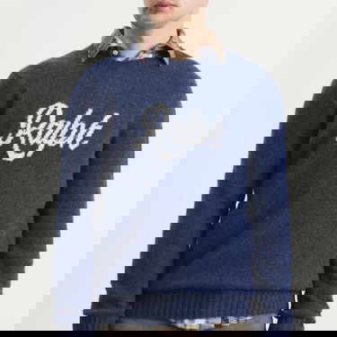 Пуловер Polo by Ralph Lauren Authentic Cursive Ralph Logo Knit Jumper Синьо | 710979098001-BLU, 5