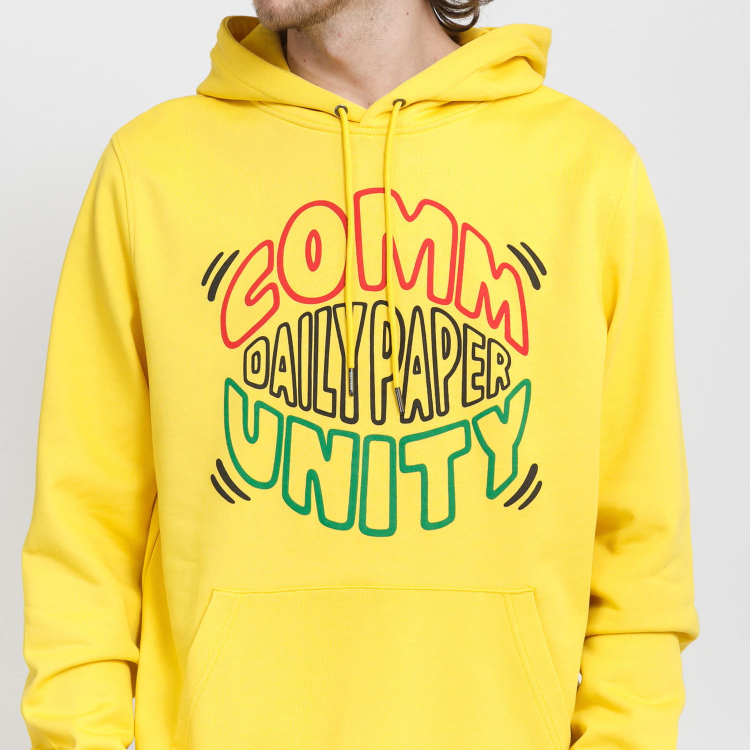 Суитчър DAILY PAPER Majid Hoodie Жълто | 2211089, 1