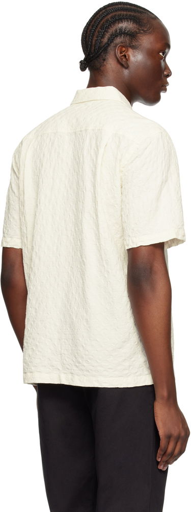Риза Universal Works Universal Works Island Short Sleeve Shirt Бяло | P3063, 2