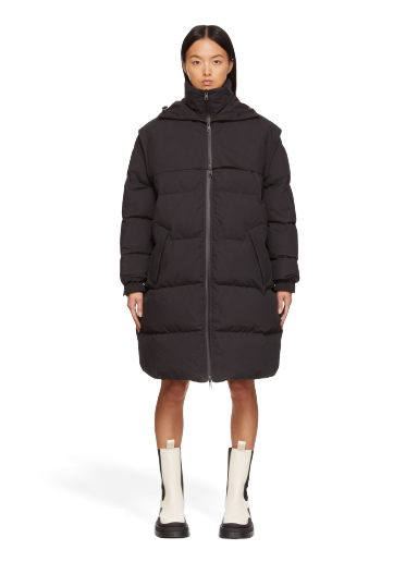 Down Poplin Long Puffer