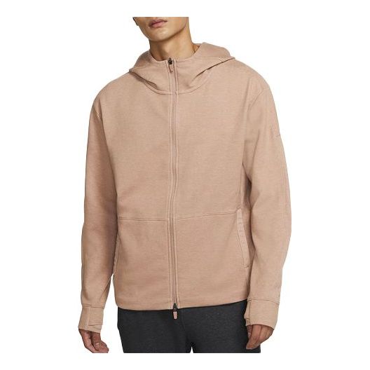 Суитчър Nike Nike Yoga Training Hooded Jacket Бежово | CU6261-283