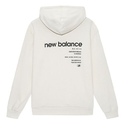 Суитчър New Balance Essentials Hoodie Бяло | 5CB43313-CRE