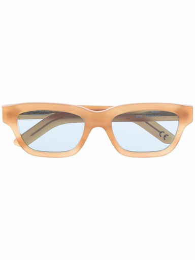 Milano rectangle-frame sunglasses, 0