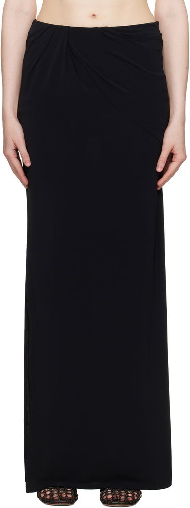 Пола Jacquemus Jacquemus 'La Jupe Peplo' Maxi Skirt Черно | 25E251SK081-2381, 0