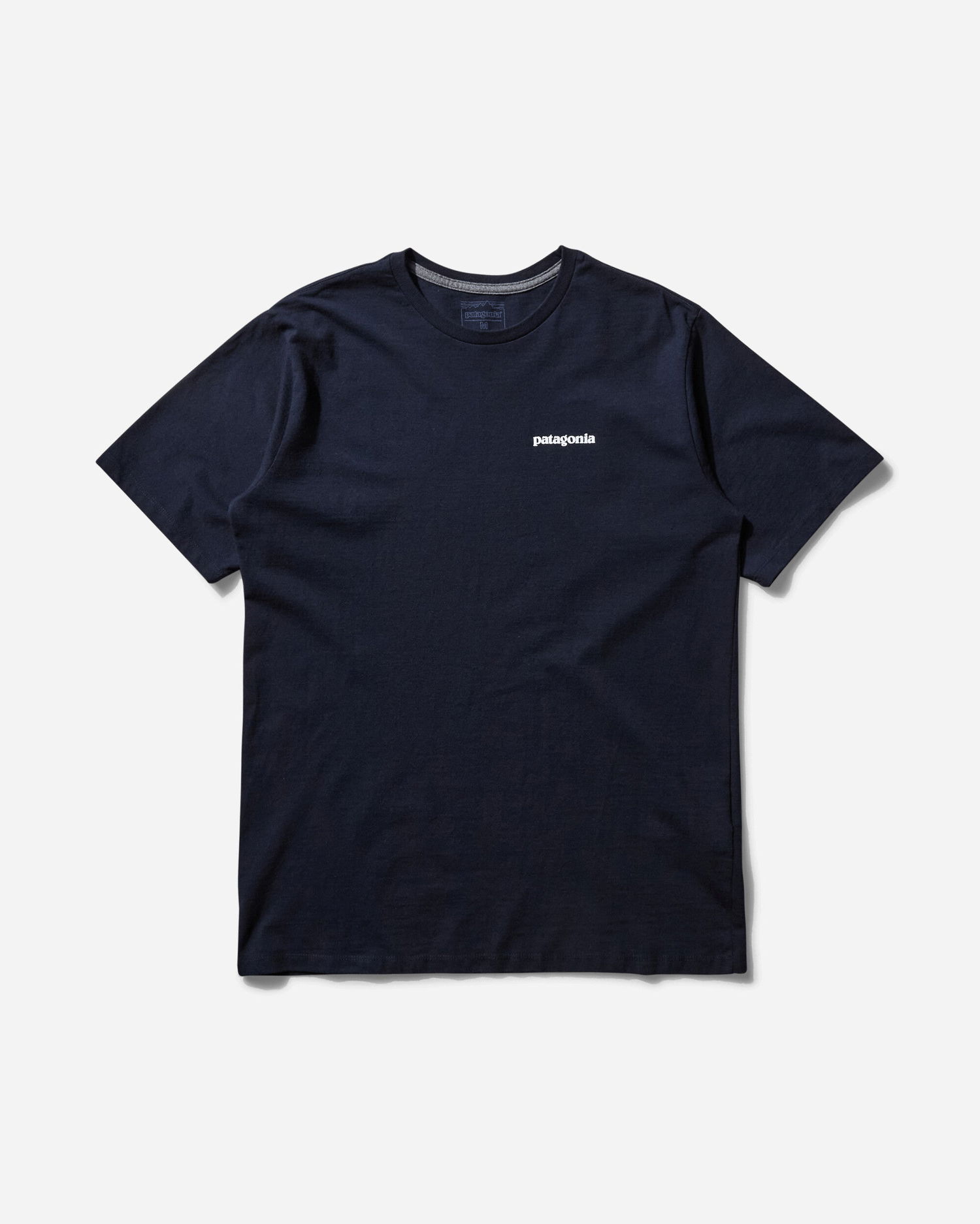Тениска Patagonia P-6 Logo Responsibili Tee Тъмно синьо | 38504 NENA, 1