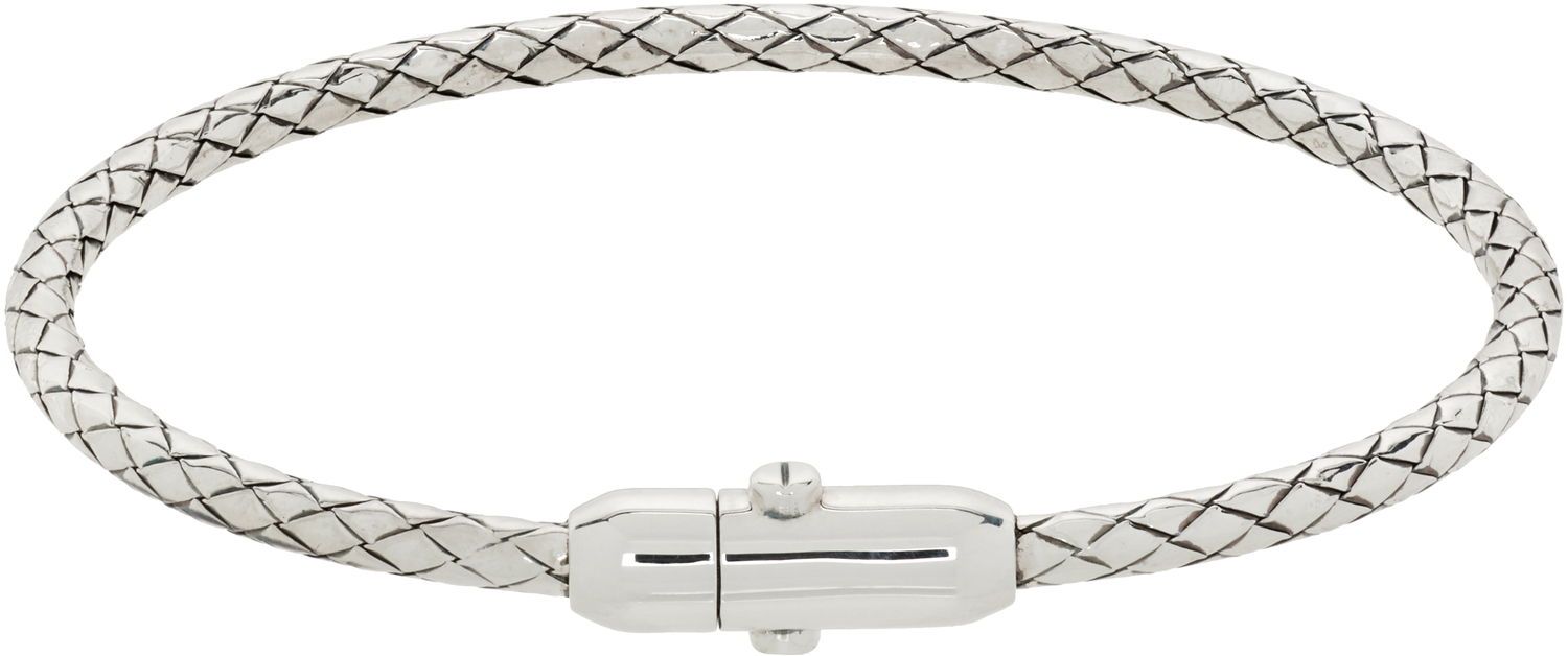 Гривна Bottega Veneta Bottega Veneta Intreccio Silver Bracelet Металик | 838327V50708117, 1