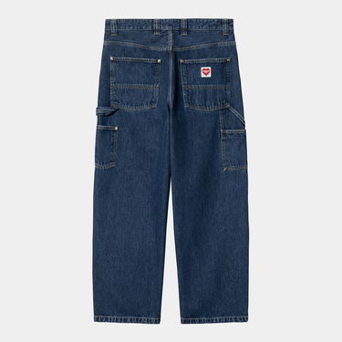 Дънки Carhartt WIP Nash Double Knee Stone Washed Pant Синьо | I032106_9, 4