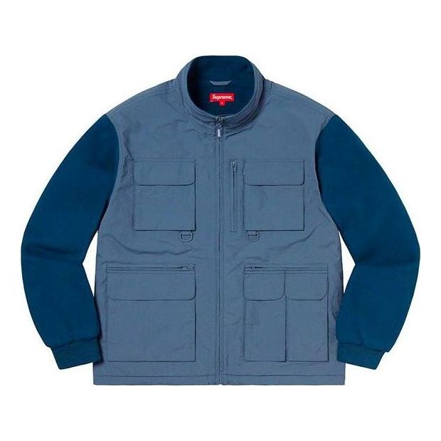 Ветровка Supreme Upland Fleece Jacket Синьо | SUP-FW19-944