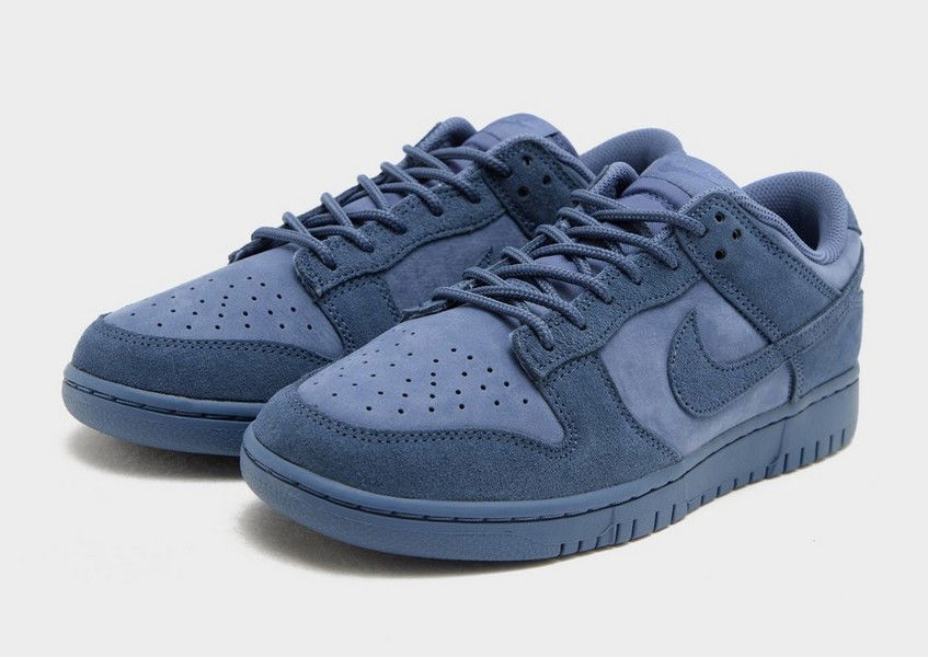 Кецове и обувки Nike Dunk Low Retro Se Nubuck Синьо | IB6651-400, 1