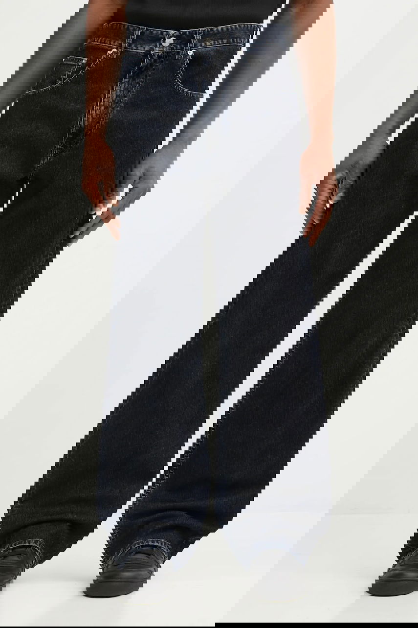 Дънки Maison Margiela Wide-leg Jeans Черно | SH2LA0042.M30039.900, 0