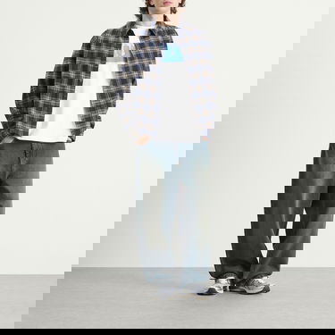 Дънки Polar Skate Co. Big Boy Wide Leg Distressed Denim Jeans Синьо | PSC-CO-36-BLU, 4