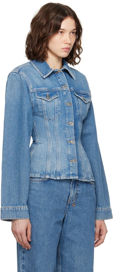 Яке Ksubi Cinched Crop Tru Vintage Denim Jacket Синьо | WPF25JK005, 1