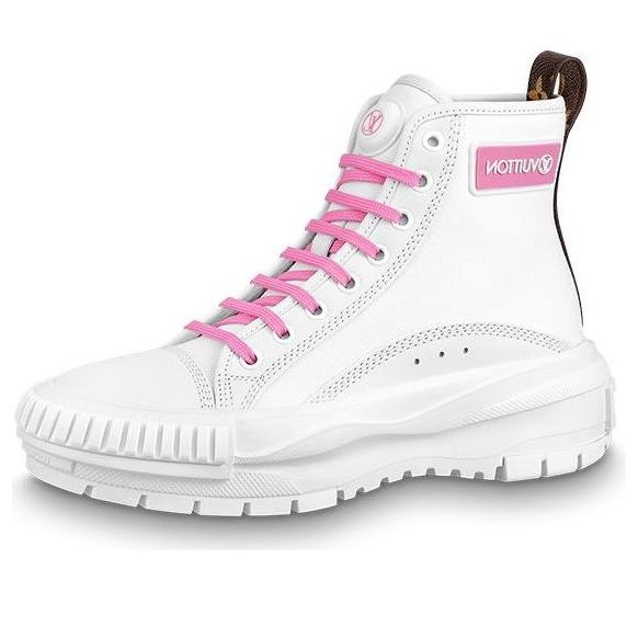 Кецове и обувки Louis Vuitton Squad Trainer Boots Бяло | 1A9403, 0