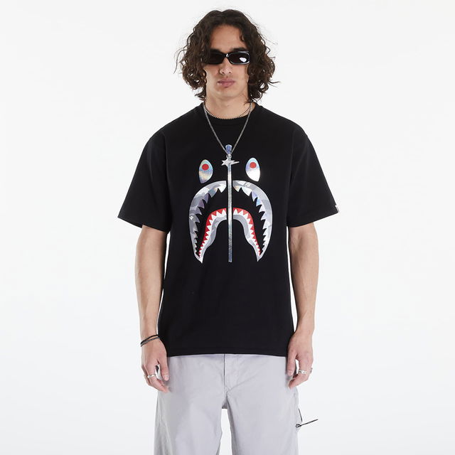 A BATHING APE City Camo Shark Tee Black/ Gray