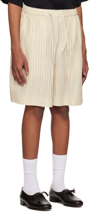 Къси панталони Róhe Róhe Loose Drawcord Silk Shorts Бежово | 314-32-090, 1