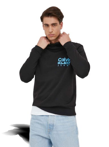 Суитчър CALVIN KLEIN Institutional Hoody Черно | J30J324219