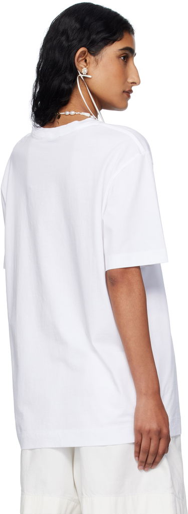 Тениска Simone Rocha Simone Rocha Rose Bouquet Graphic T-Shirt Бяло | 5195P53-W 0569, 2