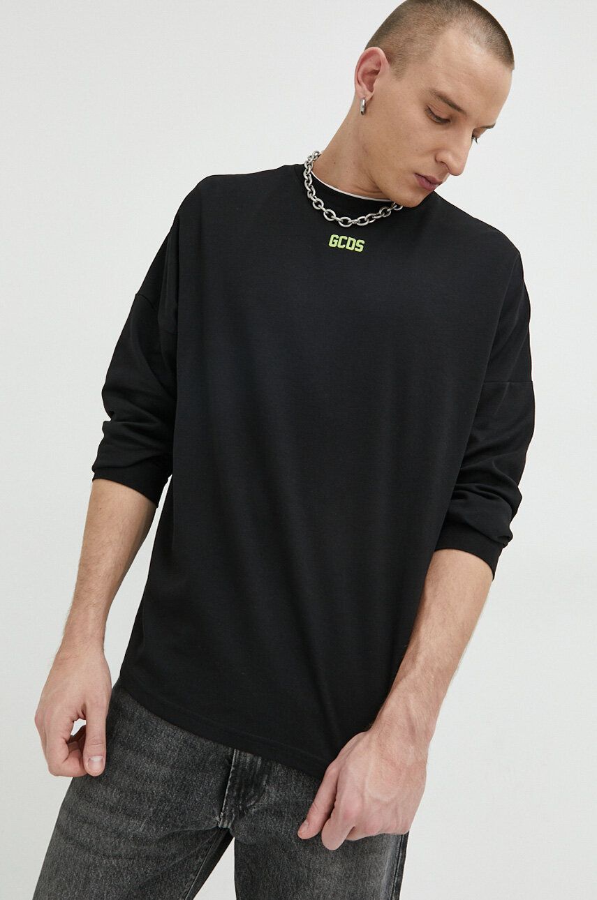 Тениска GCDS Cotton Tee Черно | CC94M120104, 0
