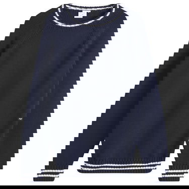 Пуловер Pop Trading Company Knitted Logo Crew Sweater Тъмно синьо | POPSS25-06-002, 1