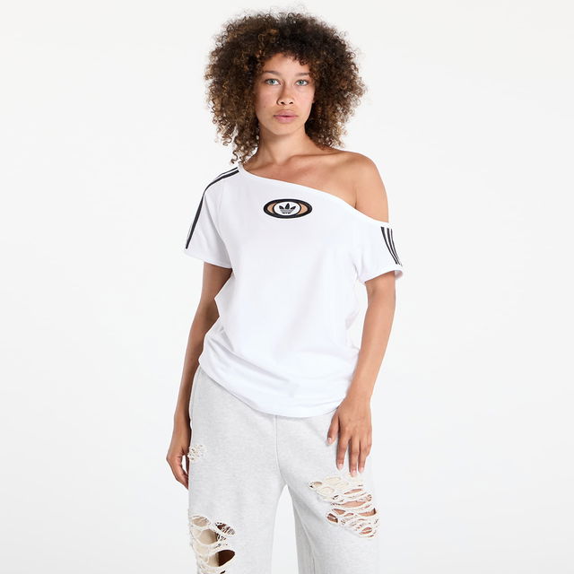 adidas Originals Campus 2000 Off Shoulder T-Shirt