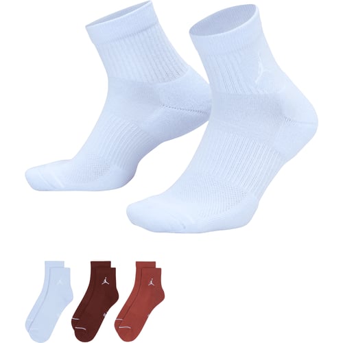 Чорапи Jordan Jordan Everyday Crew 3 Pack Socks Бяло | DX9655, 0
