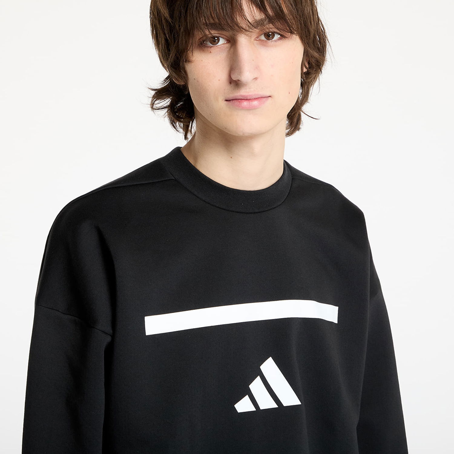 Суитчър adidas Performance Black/ White Z.N.E. Sweatshirt Черно | JD5982, 1