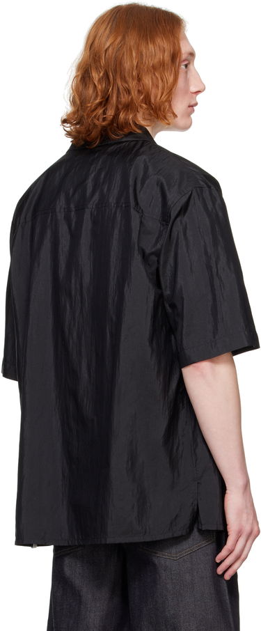 Риза Jil Sander Jil Sander Canvas Short Sleeve Shirt Черно | J47DL0165_J70003, 2