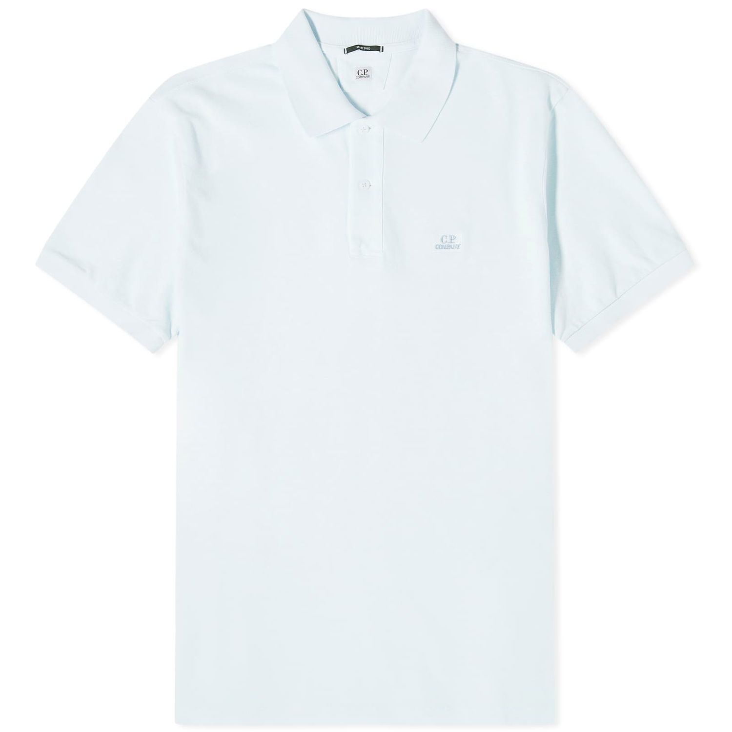 Поло тениска C.P. Company 24/1 Piquet Resist Dyed Polo Shirt Бяло | CMPL090A-005527R-806, 0