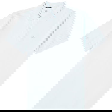 Поло тениска C.P. Company 24/1 Piquet Resist Dyed Polo Shirt Бяло | CMPL090A-005527R-806, 0