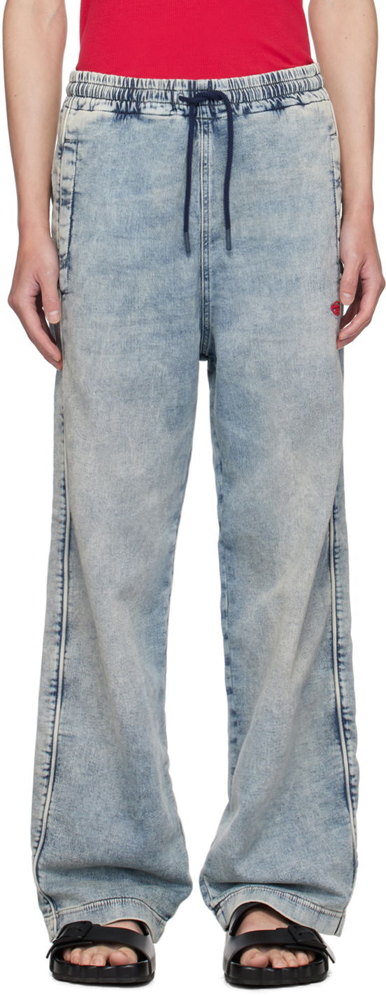 Дънки Diesel Blue D-Martians Denim Track Pants Синьо | A11941-068LU-01