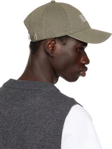 Шапка с козирка GANNI GANNI Embroidered Logo Baseball Cap Зелено | A6301, 2