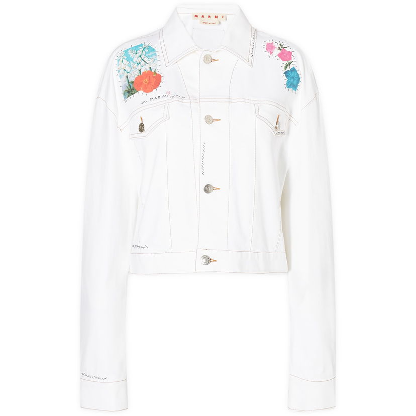 Яке Marni Jacket in Lily Бяло | GIJD0236SX-00W01