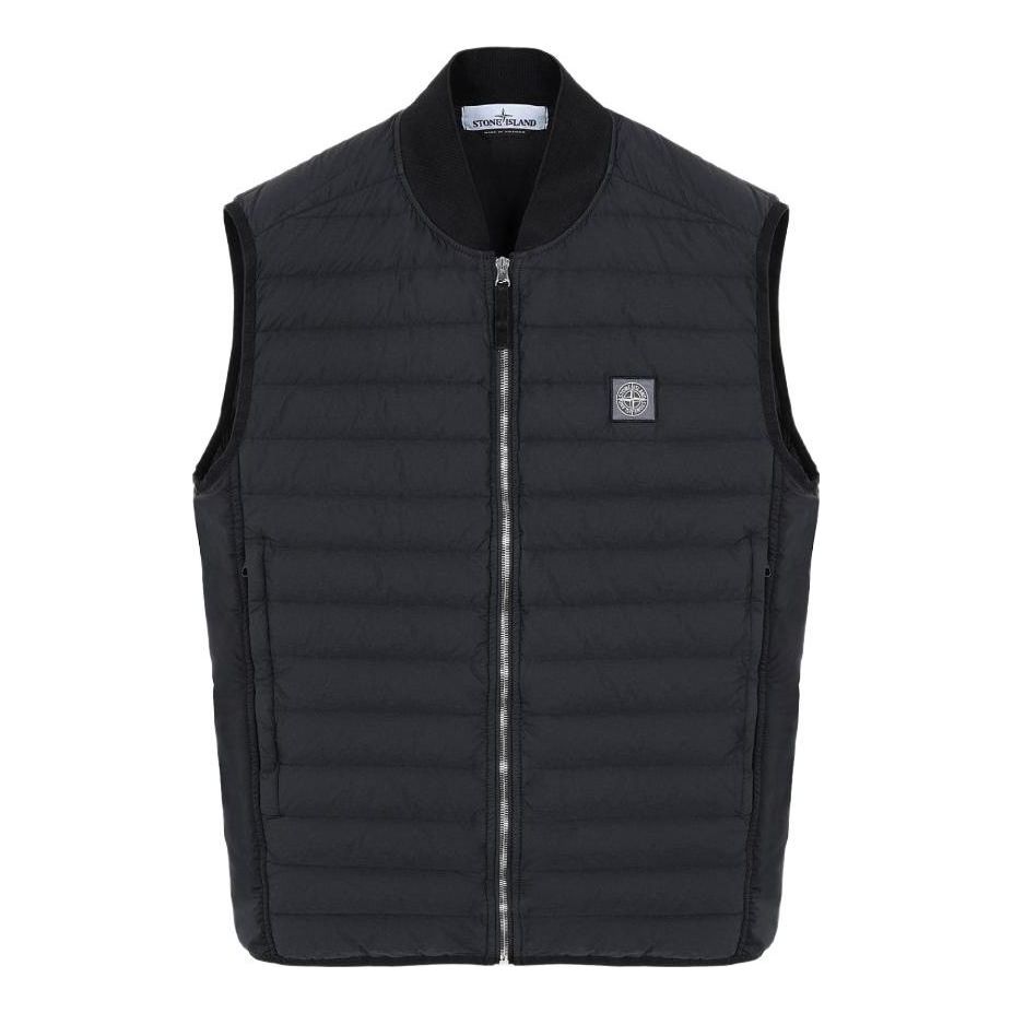 Жилетка Stone Island Loom Woven Lightweight Down Vest Черно | 7415G0225-V0029, 0