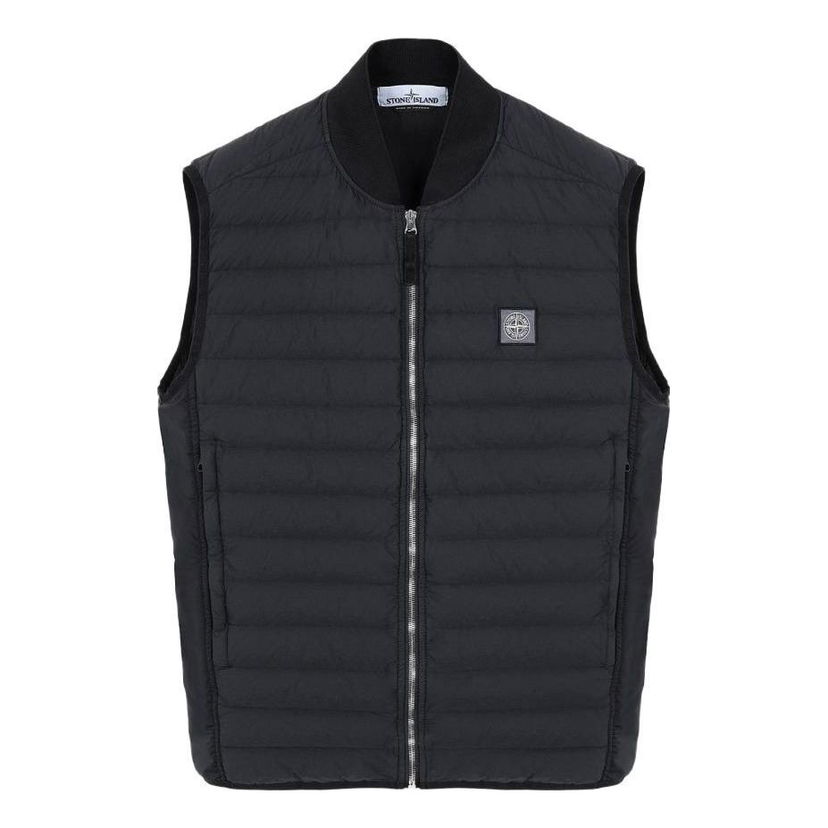 Жилетка Stone Island Loom Woven Lightweight Down Vest Черно | 7415G0225-V0029
