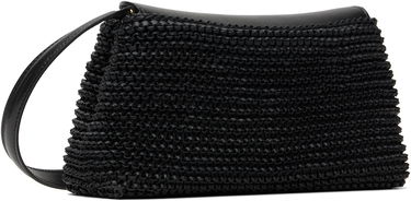 Чанта през рамо TOTEME TOTEME T-Lock Woven Leather Clutch Bag Черно | 252-WAL950-LE0134, 2