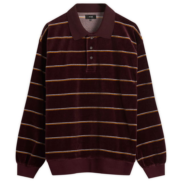 Velour Border Stripe Polo